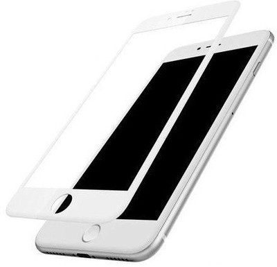 the best choice Screen Guard for I Phone 8 5D Curved Color Glass/5D Tempered glass/ Edge to Edge 5D Anti -Scratch Glass/Screen Protector (White)