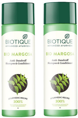 

BIOTIQUE BIO MARGOSA NEEM ANTI DANDRUFF SHAMPOO & CONDITIONER 120ML(240 ml)