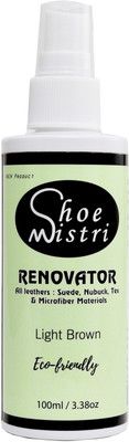 

Shoe Mistri Renovator Nubuck, Suede, Canvas, Synthetic Leather, Velour Shoe Renovator(Brown)