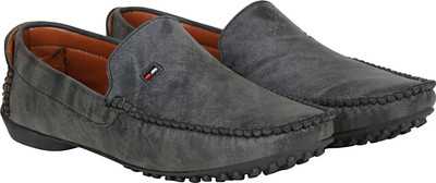 Kraasa Ultra Flexible Loafers For Men(Black