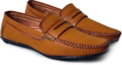 

Feetway Designer Loafers For Men Slip On Casual Shoes Loafers Loafers For Men(Tan