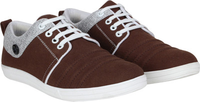 

Kraasa Sneakers For Men(Brown, Grey