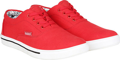 

Kraasa Colored Canvas Shoes For Men(Red