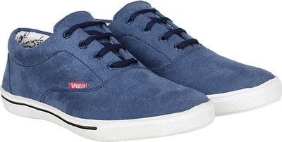 

Kraasa Colored Sneakers For Men(Navy, Lightblue