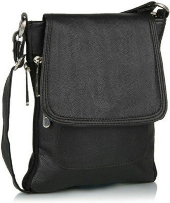 

Moonstar Girls Formal, Casual Black Rexine Sling Bag