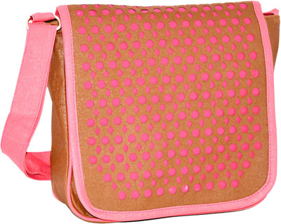 

minaar Women Evening/Party, Casual Blue, Yellow PU Sling Bag