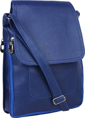 

AL Amazing Women Casual Blue PU Sling Bag