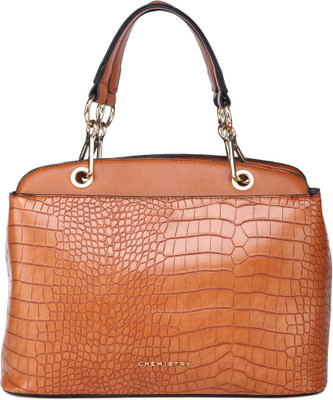 

Chemistry Women Casual Brown PU Sling Bag