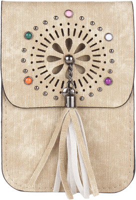 Skynova Girls Casual Brown PU Sling Bag