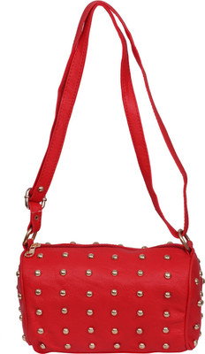 

JANET Women Casual Red PU Sling Bag