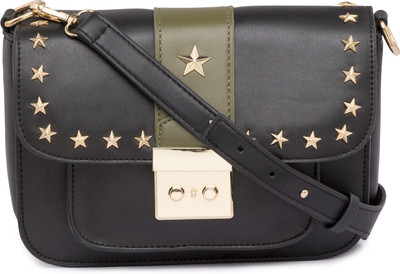 

Satchel Bags Women Casual Green PU Sling Bag