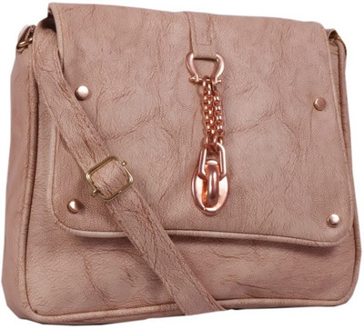 

RAINBOW ARTS Girls Evening/Party, Casual Brown PU Sling Bag