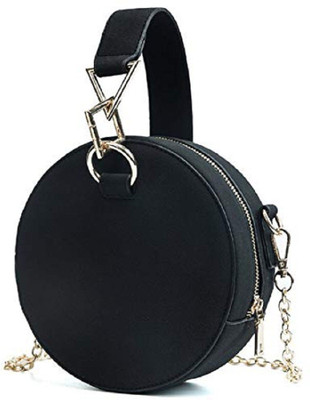 

Mei&Ge Girls Evening/Party, Casual, Formal Black Leatherette Sling Bag
