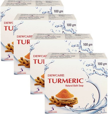 

Dewcare Turmeric Natural Bath Soap(400 g, Pack of 4)