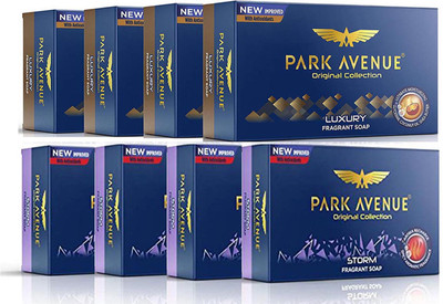 

Park Avenue Fragrant Soap 125g X 8(1000 g, Pack of 8)
