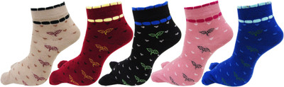 RC. ROYAL CLASS Women Printed Ankle Length(Pack of 5)