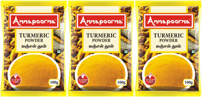 Annapoorna Turmeric Powder 100gms pack of 3(3 x 100 g)