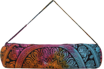 

Shreeji Cotton Printed Yoga Mat Bag Yoga Mat Bag(Multicolor, Kit Bag)