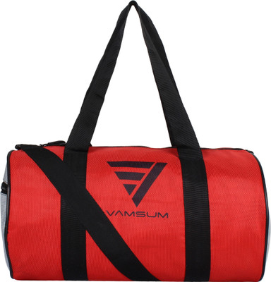 

VAMSUM Fitb Stylo Gym Bag(Red, Kit Bag), Red;silver
