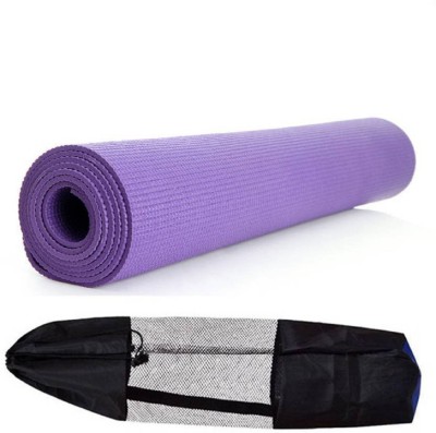 

Meego Extra soft Quality and Anti-Slip Exercise Purple 6 mm Yoga Mat