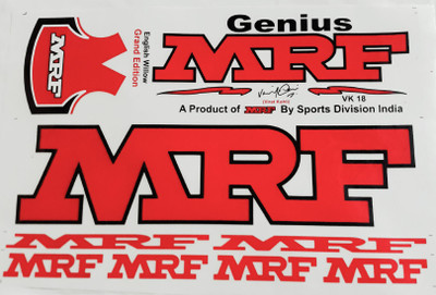

MRF 2018 Bat Sticker(Red)