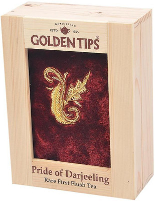 

Golden Tips Pride Of Darjeeling - Rare First Flush Tea - Pinewood Box Black Tea Box(100 g)