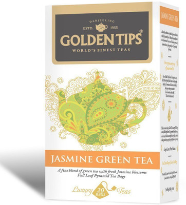 

Golden Tips Jasmine green 20 Pyramid tea Bags Jasmine Tea(40 g, Box)