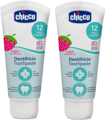 

Chicco 2 Strwaberry Toothpaste Toothpaste(50 g, Pack of 2)