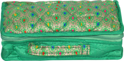 

Pretty Krafts Traditional Jewellery Vanity Box(Green)