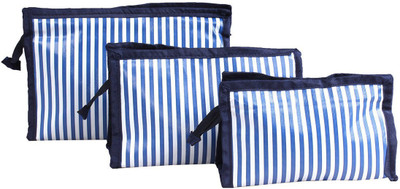 

Pretty Krafts Hand bag 3 pcs Blue Color Makeup cum Vanity Box(Blue)