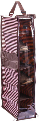 

Pretty Krafts Shoe Rack Hanger Foot ware Organizer Vanity Box(Pink)