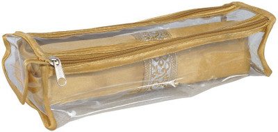 

Pretty Krafts 1 Piece Travel Case Golden Bangles Organiser Vanity Box(Golden)