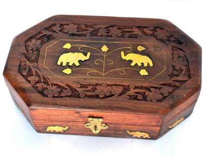 CRUZ INTERNATIONAL CRUZZ JEWELLERY BOX Vanity Box(Brown)