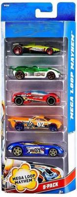 

MA Products KidsBazaar Hot Wheel Racing Car Set of 5(Multicolor)