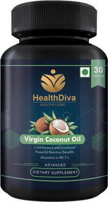 

HealthDiva Virgin Coconut -Abundent in MCT's, Cold Pressed and Unrefined(30 No)