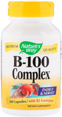 

Nature's Way Nature's Way, B-100 Complex, with B2 Coenzyme, 100 Capsules(100 No)