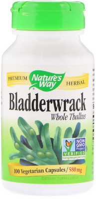 

Nature's Way Nature's Way, Bladderwrack, 580 mg, 100 Vegetarian Capsules(100 No)