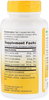

Nature's Way Nature's Way, Coral Calcium, 600 mg, 180 Capsules(180 No)