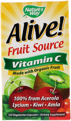 

Nature's Way Nature's Way, Alive!, Fruit Source, Vitamin C(120 No)