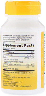 

Nature's Way Nature's Way, Buffered C-500, 100 Capsules(100 No)
