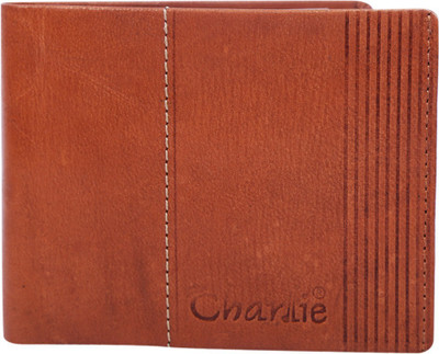 

Chardlie Men Casual Brown Genuine Leather Wallet(4 Card Slots), Camel