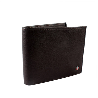 

Swisstek Men Formal Brown Genuine Leather Wallet(8 Card Slots)