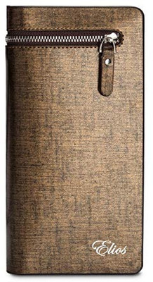 

Elios Women Casual Gold Artificial Leather Wallet(12 Card Slots)