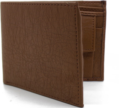 

MS Men Casual Brown Artificial Leather Wallet(4 Card Slots)
