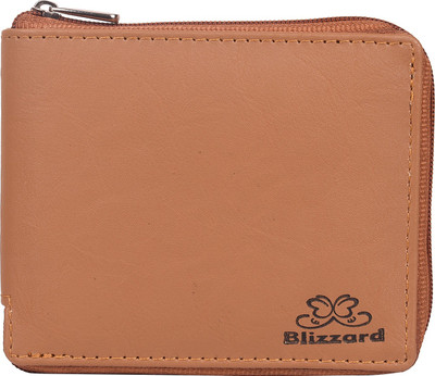 

blizzard Men Brown Artificial Leather Card Holder(6 Card Slots), Beige