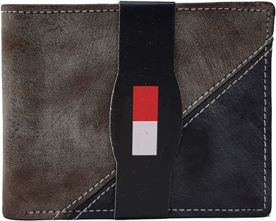 

Wildmount Men Grey Genuine Leather Wallet(3 Card Slots)
