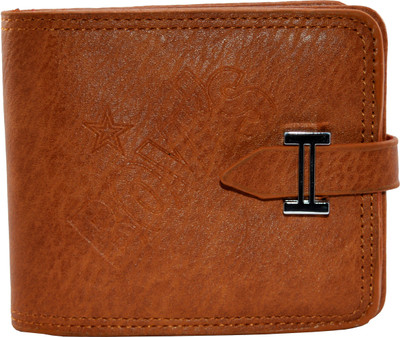 

BOVI'S Men Tan Artificial Leather Wallet(9 Card Slots)
