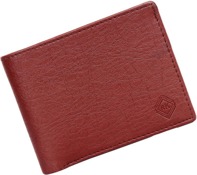 

RK ENTERPRISES Men Casual Maroon Artificial Leather Wallet(10 Card Slots), Brown