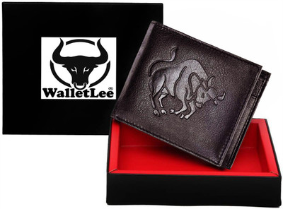 

WalletLee Men Casual Brown Genuine Leather Wallet(1 Card Slot)