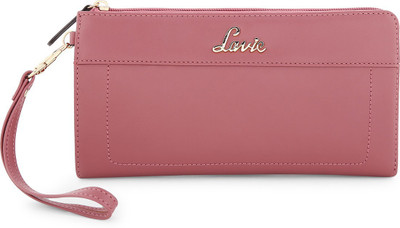 

Lavie Women Casual Pink Artificial Leather Wallet(12 Card Slots), Dk.pink
